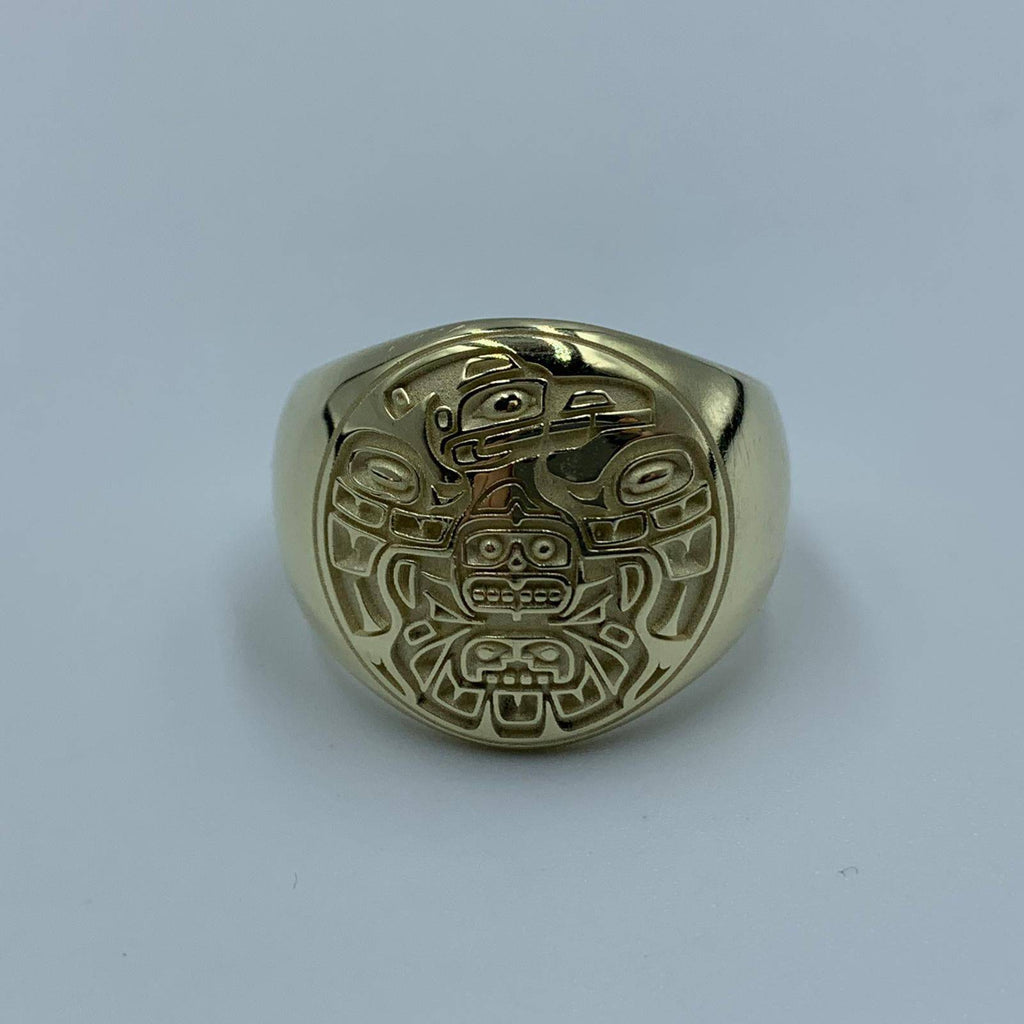 First Nations Ring | Loni Design Group | Rings  | Men's jewelery|Mens jewelery| Men's pendants| men's necklace|mens Pendants| skull jewelry|Ladies Jewellery| Ladies pendants|ladies skull ring| skull wedding ring| Snake jewelry| gold| silver| Platnium|