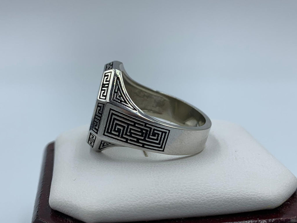 Custom Order For Konstantinos - Maze Ring *.925 Sterling Silver with a 10% Discount Applied*