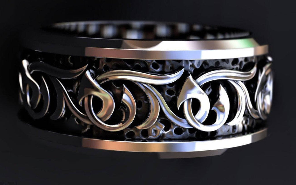 Tyler Vintage Ring | Loni Design Group | Rings  | Men's jewelery|Mens jewelery| Men's pendants| men's necklace|mens Pendants| skull jewelry|Ladies Jewellery| Ladies pendants|ladies skull ring| skull wedding ring| Snake jewelry| gold| silver| Platnium|
