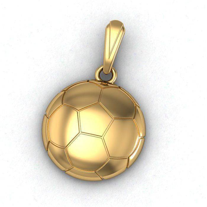 Custom Order - Golden Goal Soccer Ball Pendant *Yellow Gold Plated & 30 For Shipping* | Loni Design Group |   | Men's jewelery|Mens jewelery| Men's pendants| men's necklace|mens Pendants| skull jewelry|Ladies Jewellery| Ladies pendants|ladies skull ring| skull wedding ring| Snake jewelry| gold| silver| Platnium|