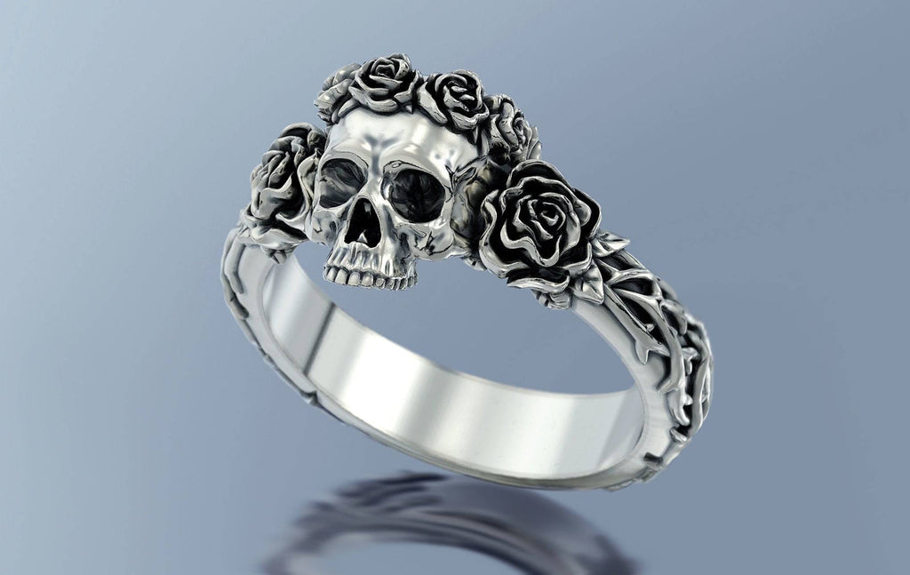 Drusilla Skull Ring | Loni Design Group | Rings  | Men's jewelery|Mens jewelery| Men's pendants| men's necklace|mens Pendants| skull jewelry|Ladies Jewellery| Ladies pendants|ladies skull ring| skull wedding ring| Snake jewelry| gold| silver| Platnium|