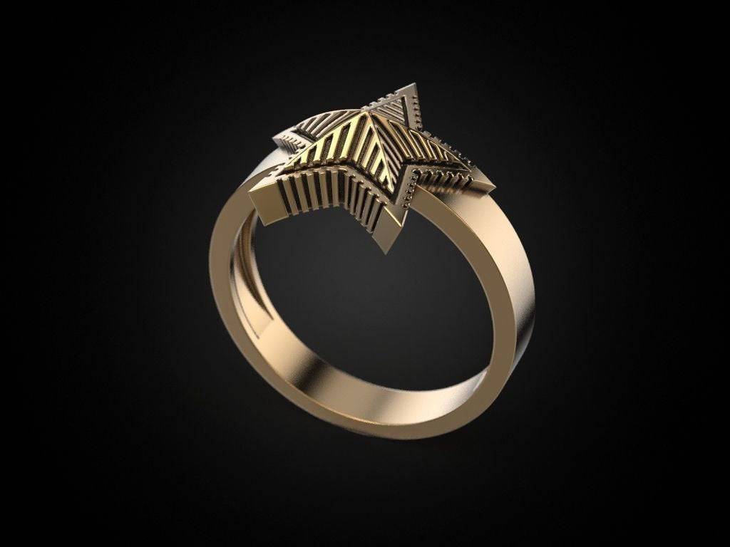 Interstellar Star Ring | Loni Design Group | Rings  | Men's jewelery|Mens jewelery| Men's pendants| men's necklace|mens Pendants| skull jewelry|Ladies Jewellery| Ladies pendants|ladies skull ring| skull wedding ring| Snake jewelry| gold| silver| Platnium|