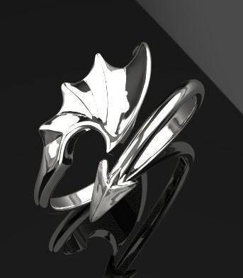 Modern Dragon Ring | Loni Design Group | Rings  | Men's jewelery|Mens jewelery| Men's pendants| men's necklace|mens Pendants| skull jewelry|Ladies Jewellery| Ladies pendants|ladies skull ring| skull wedding ring| Snake jewelry| gold| silver| Platnium|