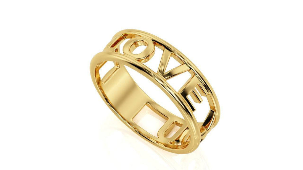 I Love You Ring | Loni Design Group | Rings  | Men's jewelery|Mens jewelery| Men's pendants| men's necklace|mens Pendants| skull jewelry|Ladies Jewellery| Ladies pendants|ladies skull ring| skull wedding ring| Snake jewelry| gold| silver| Platnium|