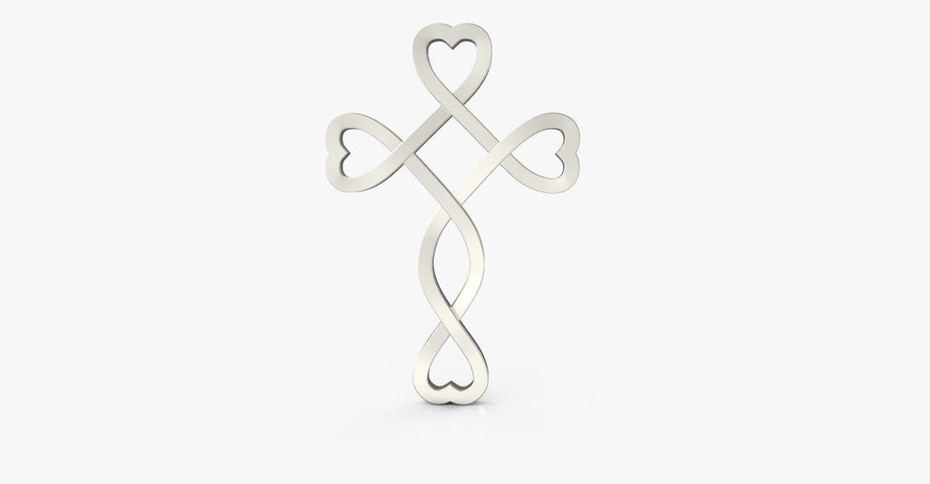 Martha Cross Pendant *10k/14k/18k White, Yellow, Rose, Green Gold, Gold Plated & Silver* Heart Crucifix Jesus Christ Charm Necklace Gift | Loni Design Group |   | Men's jewelery|Mens jewelery| Men's pendants| men's necklace|mens Pendants| skull jewelry|Ladies Jewellery| Ladies pendants|ladies skull ring| skull wedding ring| Snake jewelry| gold| silver| Platnium|