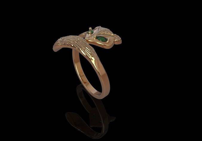 Ash Fox Ring | Loni Design Group | Engagement Rings  | Men's jewelery|Mens jewelery| Men's pendants| men's necklace|mens Pendants| skull jewelry|Ladies Jewellery| Ladies pendants|ladies skull ring| skull wedding ring| Snake jewelry| gold| silver| Platnium|