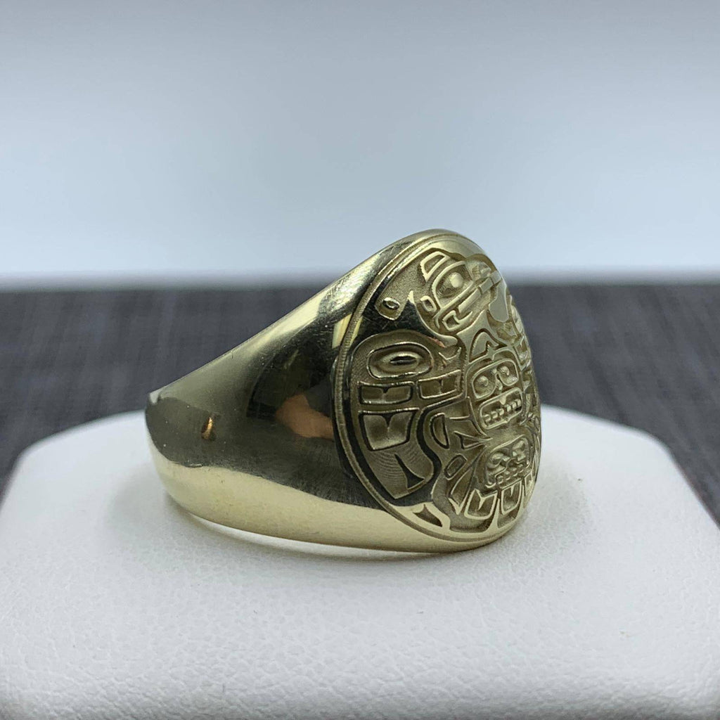 First Nations Ring | Loni Design Group | Rings  | Men's jewelery|Mens jewelery| Men's pendants| men's necklace|mens Pendants| skull jewelry|Ladies Jewellery| Ladies pendants|ladies skull ring| skull wedding ring| Snake jewelry| gold| silver| Platnium|