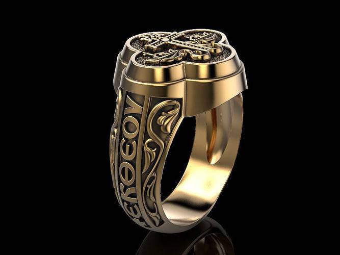 Byzantine Rite Ring | Loni Design Group | Rings  | Men's jewelery|Mens jewelery| Men's pendants| men's necklace|mens Pendants| skull jewelry|Ladies Jewellery| Ladies pendants|ladies skull ring| skull wedding ring| Snake jewelry| gold| silver| Platnium|