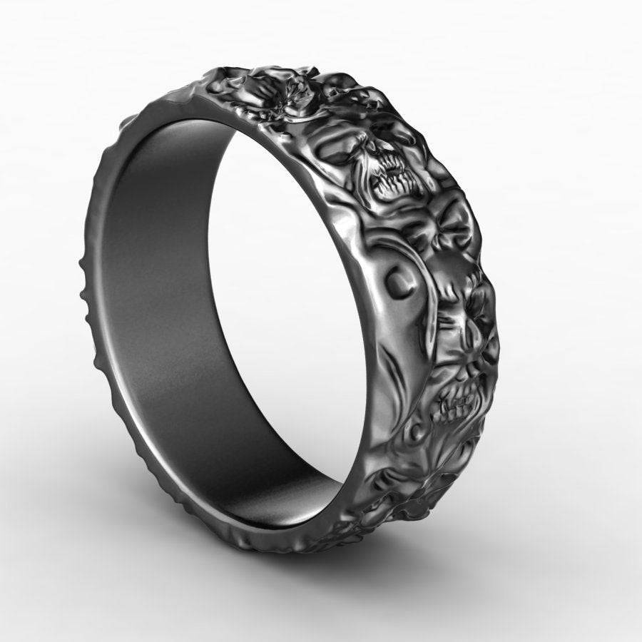 The Demons Ring | Loni Design Group | Rings  | Men's jewelery|Mens jewelery| Men's pendants| men's necklace|mens Pendants| skull jewelry|Ladies Jewellery| Ladies pendants|ladies skull ring| skull wedding ring| Snake jewelry| gold| silver| Platnium|