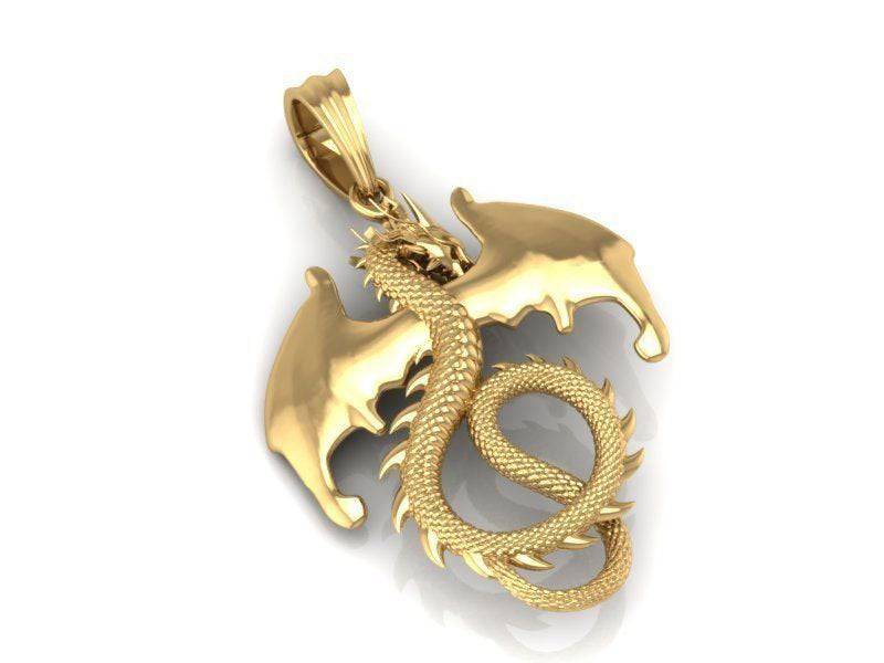 10Pcs Charms for Jewelry Making Winged Dragon Pendants Dragon King
