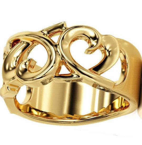 Nina Heart Ring | Loni Design Group | Rings  | Men's jewelery|Mens jewelery| Men's pendants| men's necklace|mens Pendants| skull jewelry|Ladies Jewellery| Ladies pendants|ladies skull ring| skull wedding ring| Snake jewelry| gold| silver| Platnium|