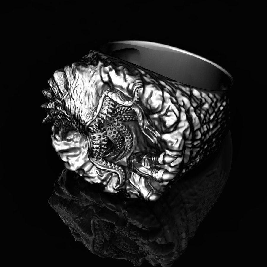 Release The Kraken Ring | Loni Design Group | Rings  | Men's jewelery|Mens jewelery| Men's pendants| men's necklace|mens Pendants| skull jewelry|Ladies Jewellery| Ladies pendants|ladies skull ring| skull wedding ring| Snake jewelry| gold| silver| Platnium|
