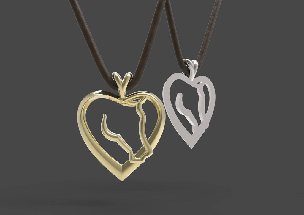 Lacey Horse Pendant *10k/14k/18k White, Yellow, Rose, Green Gold, Gold Plated & Silver* Animal Farm Race Pet Heart Love Charm Necklace Gift | Loni Design Group |   | Men's jewelery|Mens jewelery| Men's pendants| men's necklace|mens Pendants| skull jewelry|Ladies Jewellery| Ladies pendants|ladies skull ring| skull wedding ring| Snake jewelry| gold| silver| Platnium|