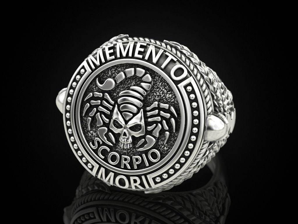 Dark Scorpio Ring | Loni Design Group | Rings  | Men's jewelery|Mens jewelery| Men's pendants| men's necklace|mens Pendants| skull jewelry|Ladies Jewellery| Ladies pendants|ladies skull ring| skull wedding ring| Snake jewelry| gold| silver| Platnium|