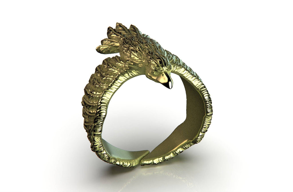 The Raven Ring | Loni Design Group | Rings  | Men's jewelery|Mens jewelery| Men's pendants| men's necklace|mens Pendants| skull jewelry|Ladies Jewellery| Ladies pendants|ladies skull ring| skull wedding ring| Snake jewelry| gold| silver| Platnium|