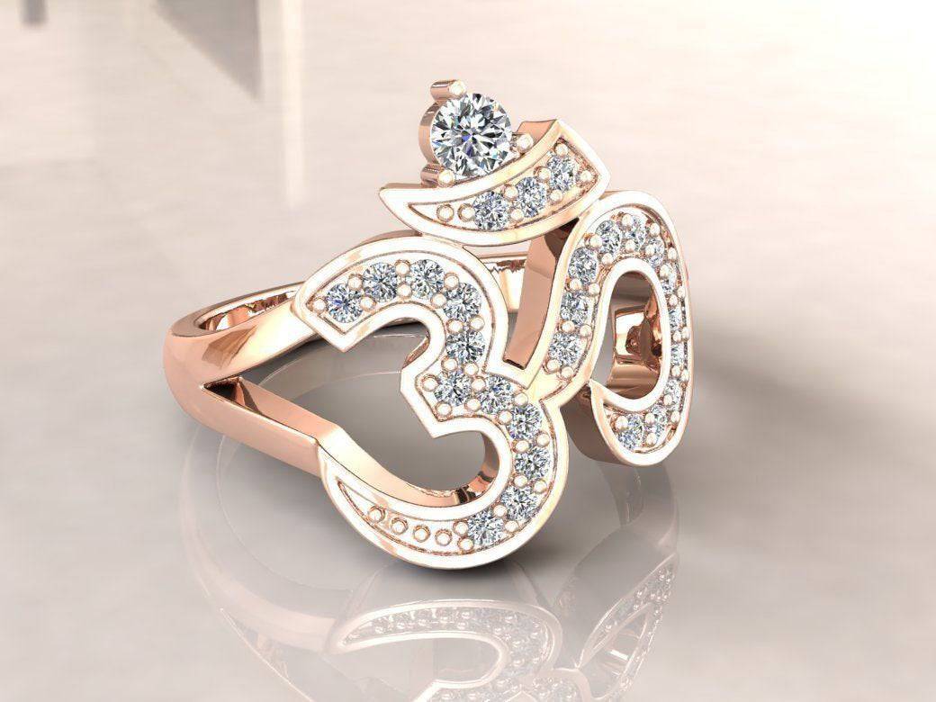 Om diamond ring designs Clearance