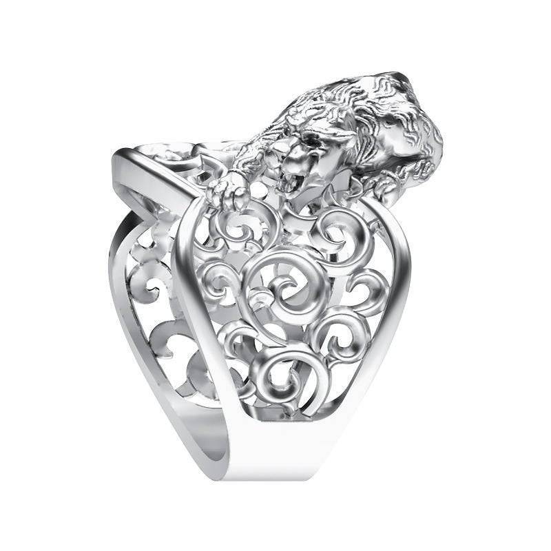 Ornamental Panther Ring | Loni Design Group | Rings  | Men's jewelery|Mens jewelery| Men's pendants| men's necklace|mens Pendants| skull jewelry|Ladies Jewellery| Ladies pendants|ladies skull ring| skull wedding ring| Snake jewelry| gold| silver| Platnium|