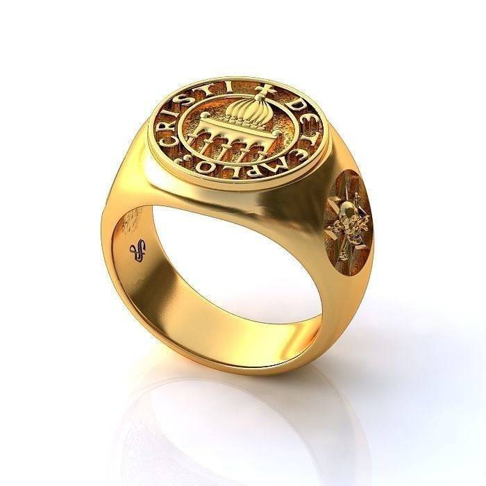 Christi De Templo Ring | Loni Design Group | Rings  | Men's jewelery|Mens jewelery| Men's pendants| men's necklace|mens Pendants| skull jewelry|Ladies Jewellery| Ladies pendants|ladies skull ring| skull wedding ring| Snake jewelry| gold| silver| Platnium|
