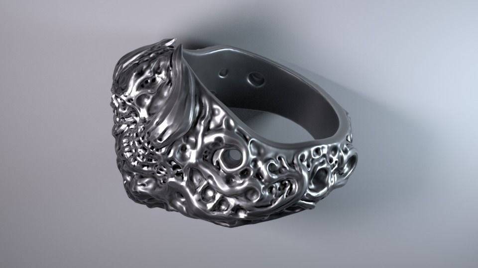Astaroth Demon Ring | Loni Design Group | Rings  | Men's jewelery|Mens jewelery| Men's pendants| men's necklace|mens Pendants| skull jewelry|Ladies Jewellery| Ladies pendants|ladies skull ring| skull wedding ring| Snake jewelry| gold| silver| Platnium|