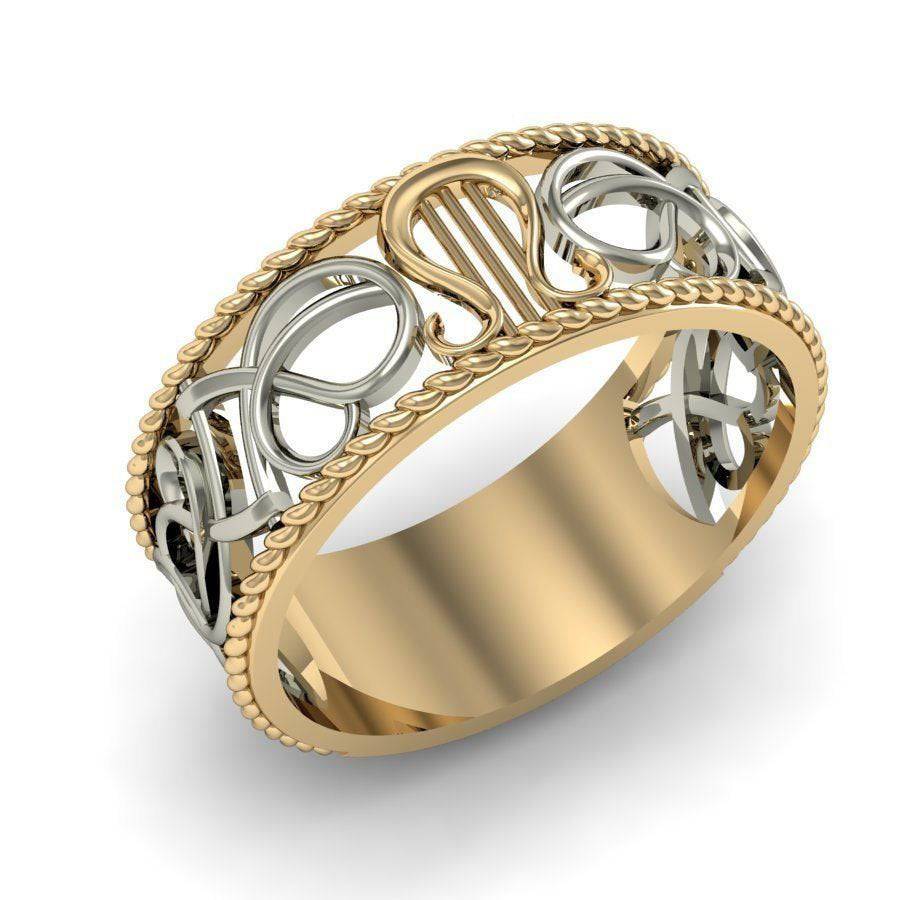 Plucky Lyre Ring | Loni Design Group | Rings  | Men's jewelery|Mens jewelery| Men's pendants| men's necklace|mens Pendants| skull jewelry|Ladies Jewellery| Ladies pendants|ladies skull ring| skull wedding ring| Snake jewelry| gold| silver| Platnium|