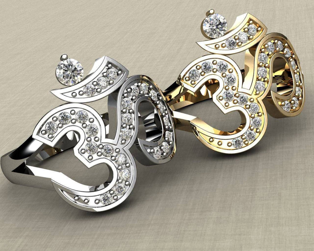 Sacred Om Ring | Loni Design Group | Rings  | Men's jewelery|Mens jewelery| Men's pendants| men's necklace|mens Pendants| skull jewelry|Ladies Jewellery| Ladies pendants|ladies skull ring| skull wedding ring| Snake jewelry| gold| silver| Platnium|