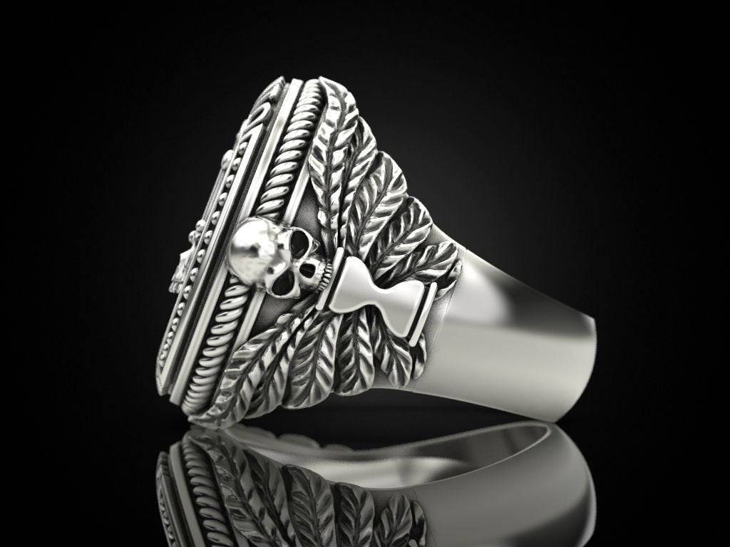 Dark Libra Ring | Loni Design Group | Rings  | Men's jewelery|Mens jewelery| Men's pendants| men's necklace|mens Pendants| skull jewelry|Ladies Jewellery| Ladies pendants|ladies skull ring| skull wedding ring| Snake jewelry| gold| silver| Platnium|