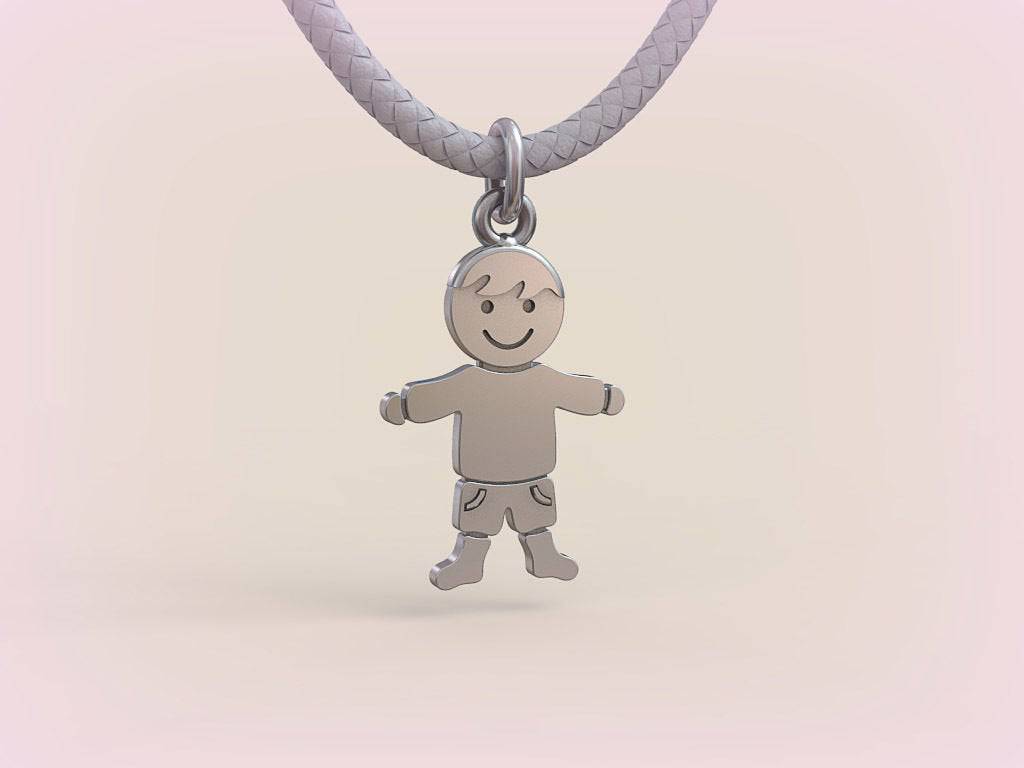 Kenny Boy Pendant *10k/14k/18k White, Yellow, Rose, Green Gold, Gold Plated & Silver* Kid Baby Child Son Mom Mother Dad Charm Necklace Gift | Loni Design Group |   | Men's jewelery|Mens jewelery| Men's pendants| men's necklace|mens Pendants| skull jewelry|Ladies Jewellery| Ladies pendants|ladies skull ring| skull wedding ring| Snake jewelry| gold| silver| Platnium|