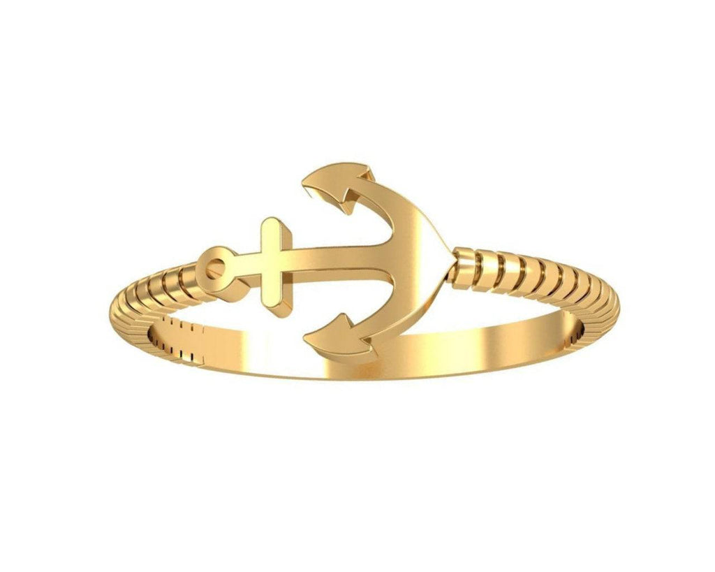 Simple Anchor Ring | Loni Design Group | Rings  | Men's jewelery|Mens jewelery| Men's pendants| men's necklace|mens Pendants| skull jewelry|Ladies Jewellery| Ladies pendants|ladies skull ring| skull wedding ring| Snake jewelry| gold| silver| Platnium|
