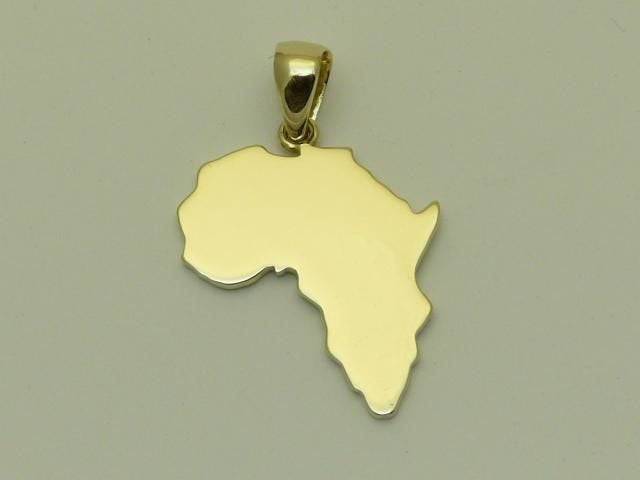 Classic Africa Pendant *10k/14k/18k White, Yellow, Rose, Green Gold, Gold Plated & Silver* African Country Continent Charm Necklace Gift | Loni Design Group |   | Men's jewelery|Mens jewelery| Men's pendants| men's necklace|mens Pendants| skull jewelry|Ladies Jewellery| Ladies pendants|ladies skull ring| skull wedding ring| Snake jewelry| gold| silver| Platnium|