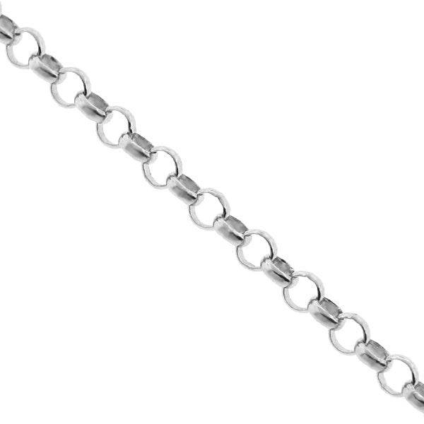 1.50 mm Open Cable Chain Made With Sterling Silver - Made For Men, Women, Children - Perfect For Pendants, Charms and Necklaces | Loni Design Group |   | Men's jewelery|Mens jewelery| Men's pendants| men's necklace|mens Pendants| skull jewelry|Ladies Jewellery| Ladies pendants|ladies skull ring| skull wedding ring| Snake jewelry| gold| silver| Platnium|