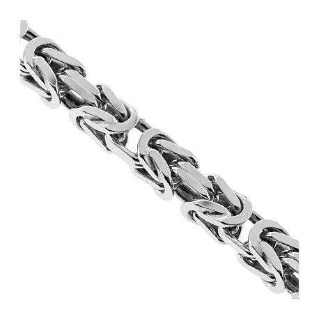 mm Byzantine Chain Made With Sterling Silver Made For Men
