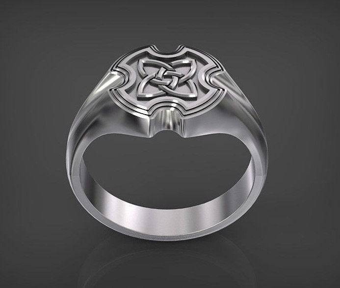 Celtic Flower Ring | Loni Design Group | Rings  | Men's jewelery|Mens jewelery| Men's pendants| men's necklace|mens Pendants| skull jewelry|Ladies Jewellery| Ladies pendants|ladies skull ring| skull wedding ring| Snake jewelry| gold| silver| Platnium|