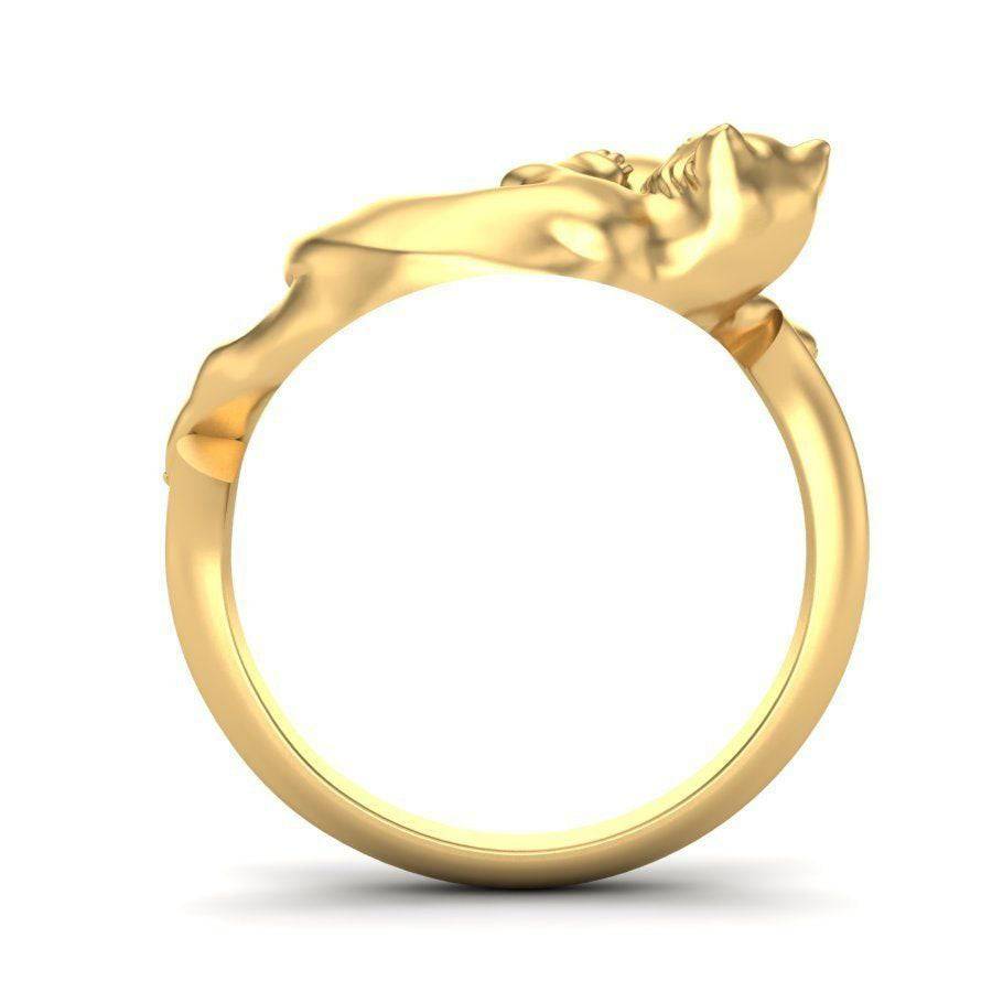 Beasley Cat Ring | Loni Design Group | Rings  | Men's jewelery|Mens jewelery| Men's pendants| men's necklace|mens Pendants| skull jewelry|Ladies Jewellery| Ladies pendants|ladies skull ring| skull wedding ring| Snake jewelry| gold| silver| Platnium|