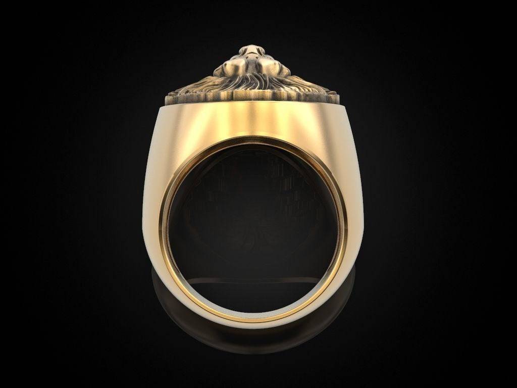 Ahadi Lion Ring | Loni Design Group | Rings  | Men's jewelery|Mens jewelery| Men's pendants| men's necklace|mens Pendants| skull jewelry|Ladies Jewellery| Ladies pendants|ladies skull ring| skull wedding ring| Snake jewelry| gold| silver| Platnium|