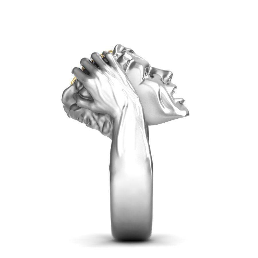 Brainiac Ring | Loni Design Group | Rings  | Men's jewelery|Mens jewelery| Men's pendants| men's necklace|mens Pendants| skull jewelry|Ladies Jewellery| Ladies pendants|ladies skull ring| skull wedding ring| Snake jewelry| gold| silver| Platnium|