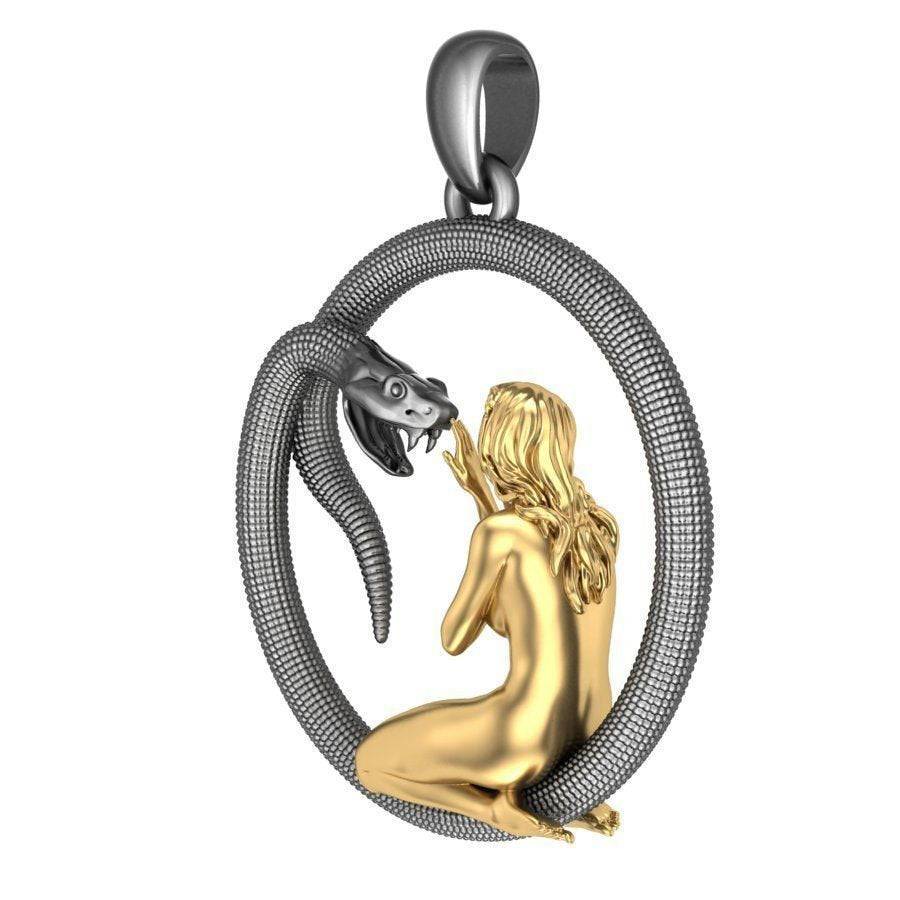 Temptation Of Eve Pendant *10k/14k/18k White, Yellow, Rose, Green