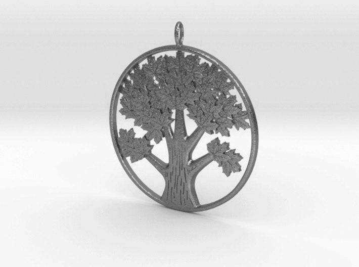 Maple Tree Pendant *10k/14k/18k White, Yellow, Rose, Green Gold, Gold Plated & Silver* Canada Leaf Nature Branch Men Women Necklace Charm | Loni Design Group |   | Men's jewelery|Mens jewelery| Men's pendants| men's necklace|mens Pendants| skull jewelry|Ladies Jewellery| Ladies pendants|ladies skull ring| skull wedding ring| Snake jewelry| gold| silver| Platnium|