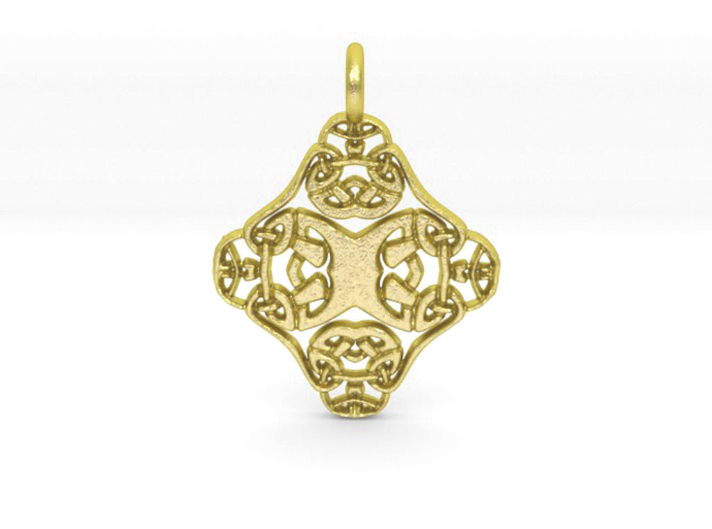 Ahearn Celtic Pendant *10k/14k/18k White, Yellow, Rose Green Gold, Gold Plated & Silver* Knot Symbol Amulet Men Women Trinity Charm Necklace | Loni Design Group |   | Men's jewelery|Mens jewelery| Men's pendants| men's necklace|mens Pendants| skull jewelry|Ladies Jewellery| Ladies pendants|ladies skull ring| skull wedding ring| Snake jewelry| gold| silver| Platnium|