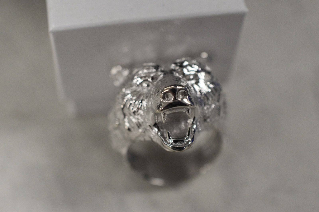 Kamchatka Bear Ring | Loni Design Group | Rings  | Men's jewelery|Mens jewelery| Men's pendants| men's necklace|mens Pendants| skull jewelry|Ladies Jewellery| Ladies pendants|ladies skull ring| skull wedding ring| Snake jewelry| gold| silver| Platnium|