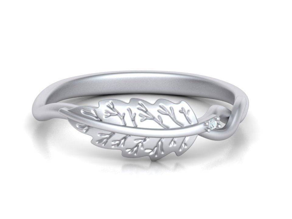 Lovely Leaf Ring | Loni Design Group | Rings  | Men's jewelery|Mens jewelery| Men's pendants| men's necklace|mens Pendants| skull jewelry|Ladies Jewellery| Ladies pendants|ladies skull ring| skull wedding ring| Snake jewelry| gold| silver| Platnium|