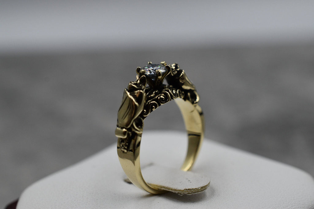 Belladonna Bat Engagement Ring | Loni Design Group | Engagement Rings  | Men's jewelery|Mens jewelery| Men's pendants| men's necklace|mens Pendants| skull jewelry|Ladies Jewellery| Ladies pendants|ladies skull ring| skull wedding ring| Snake jewelry| gold| silver| Platnium|