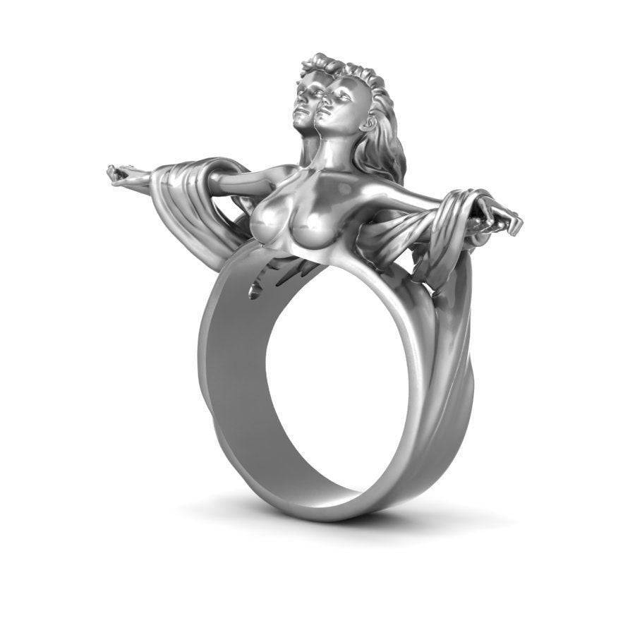I'm Flying Ring | Loni Design Group | Rings  | Men's jewelery|Mens jewelery| Men's pendants| men's necklace|mens Pendants| skull jewelry|Ladies Jewellery| Ladies pendants|ladies skull ring| skull wedding ring| Snake jewelry| gold| silver| Platnium|