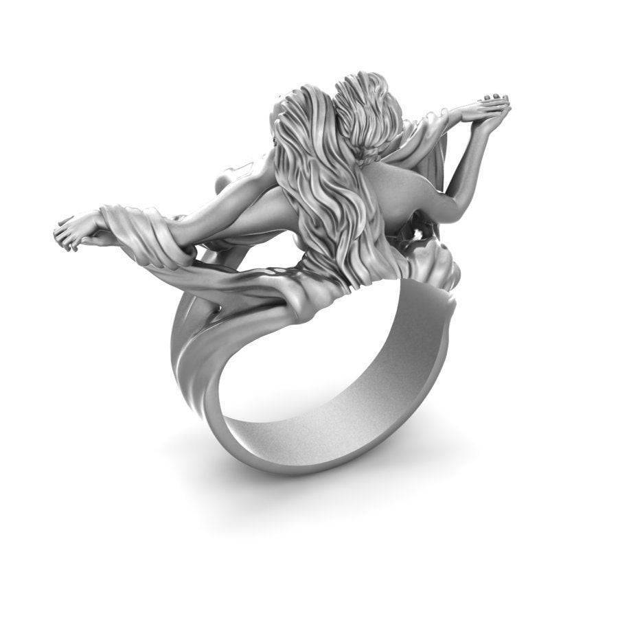 I'm Flying Ring | Loni Design Group | Rings  | Men's jewelery|Mens jewelery| Men's pendants| men's necklace|mens Pendants| skull jewelry|Ladies Jewellery| Ladies pendants|ladies skull ring| skull wedding ring| Snake jewelry| gold| silver| Platnium|
