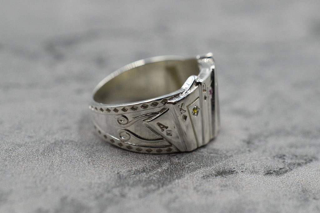 The Nuts Poker Ring | Loni Design Group | Rings  | Men's jewelery|Mens jewelery| Men's pendants| men's necklace|mens Pendants| skull jewelry|Ladies Jewellery| Ladies pendants|ladies skull ring| skull wedding ring| Snake jewelry| gold| silver| Platnium|