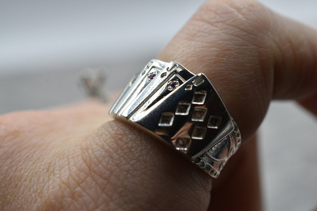 The Nuts Poker Ring | Loni Design Group | Rings  | Men's jewelery|Mens jewelery| Men's pendants| men's necklace|mens Pendants| skull jewelry|Ladies Jewellery| Ladies pendants|ladies skull ring| skull wedding ring| Snake jewelry| gold| silver| Platnium|