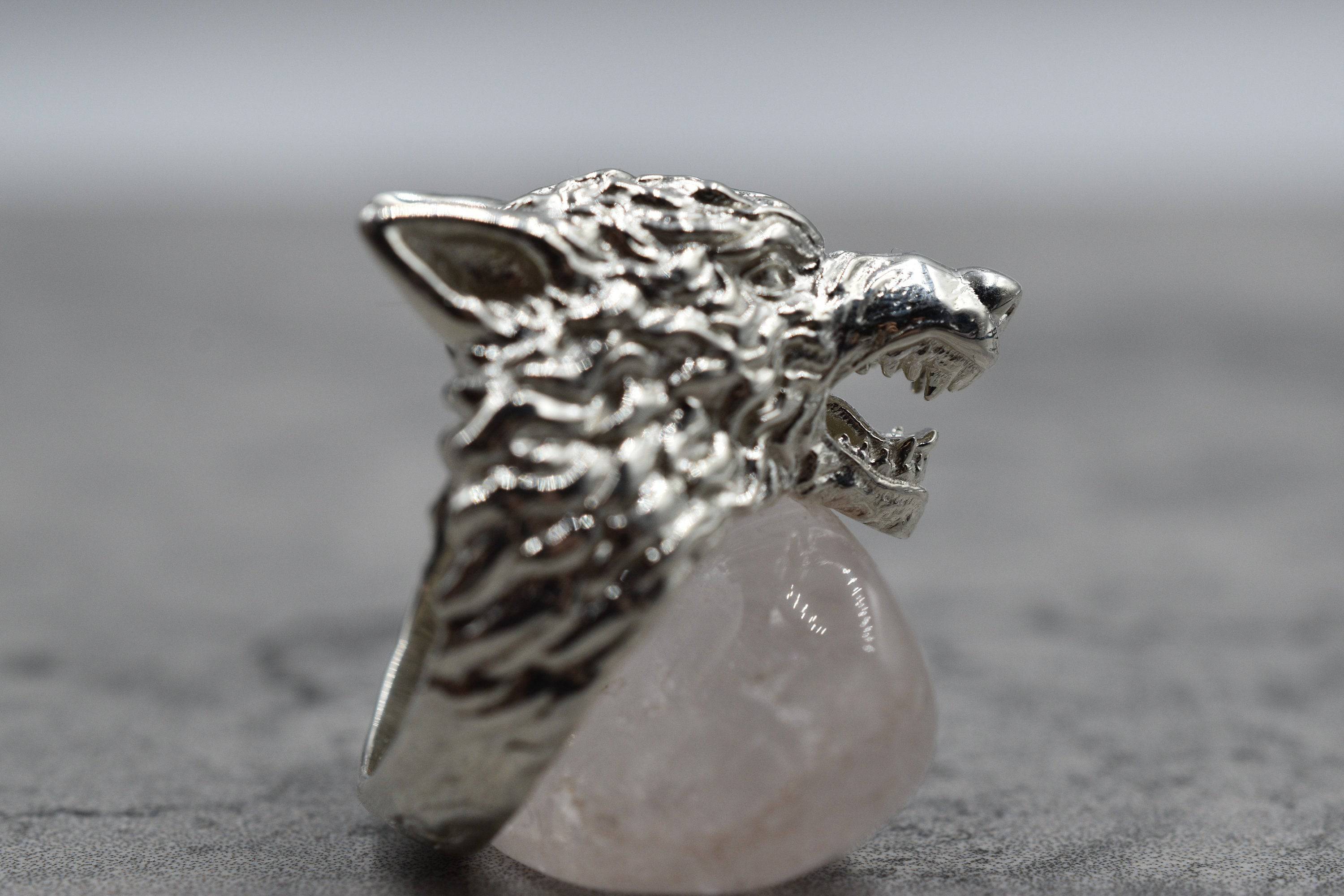 Buy Wolf Ring Men's Ring Viking Jewelry Nordic Ring Online in India - Etsy