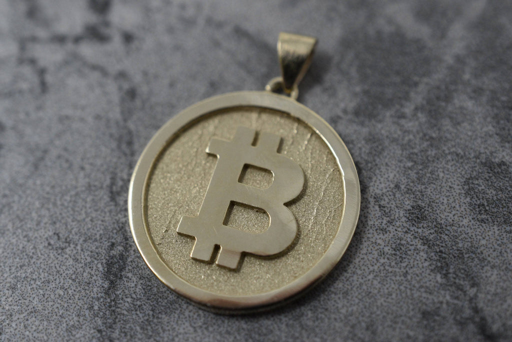 Bitcoin Pendant *10k/14k/18k White, Yellow Rose Green Gold, Gold Plated & Silver* Crypto Currency Money Invest Finance Symbol Charm Necklace | Loni Design Group |   | Men's jewelery|Mens jewelery| Men's pendants| men's necklace|mens Pendants| skull jewelry|Ladies Jewellery| Ladies pendants|ladies skull ring| skull wedding ring| Snake jewelry| gold| silver| Platnium|