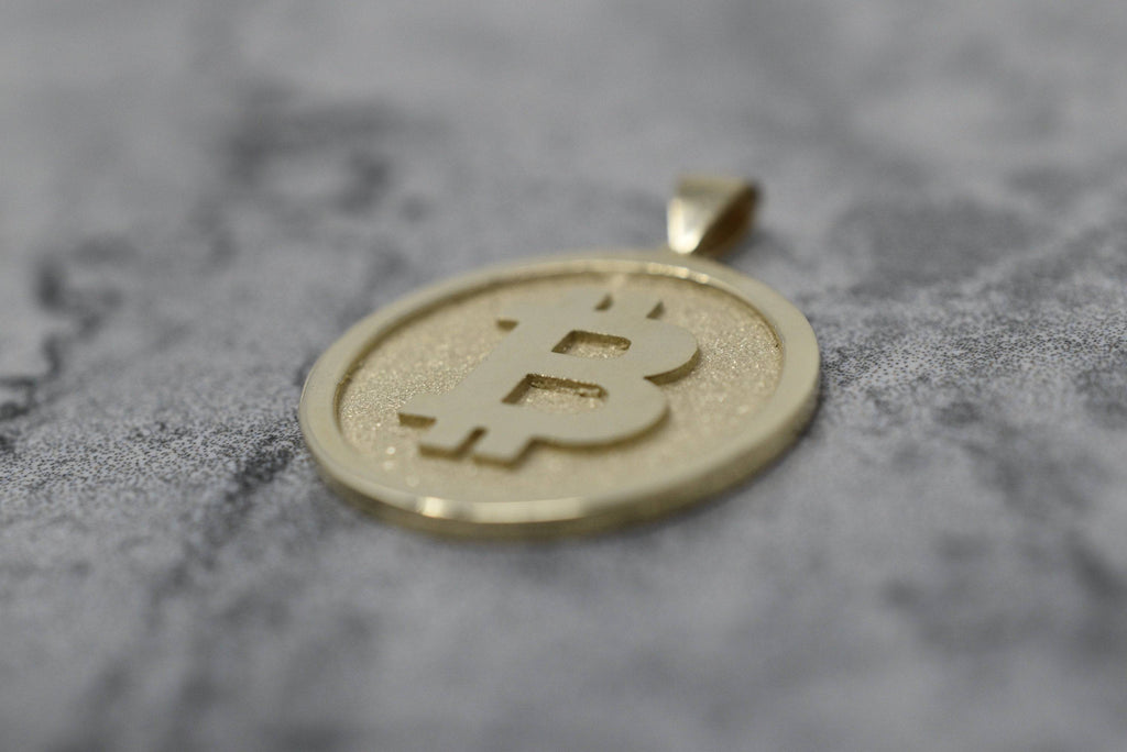 Bitcoin Pendant *10k/14k/18k White, Yellow Rose Green Gold, Gold Plated & Silver* Crypto Currency Money Invest Finance Symbol Charm Necklace | Loni Design Group |   | Men's jewelery|Mens jewelery| Men's pendants| men's necklace|mens Pendants| skull jewelry|Ladies Jewellery| Ladies pendants|ladies skull ring| skull wedding ring| Snake jewelry| gold| silver| Platnium|